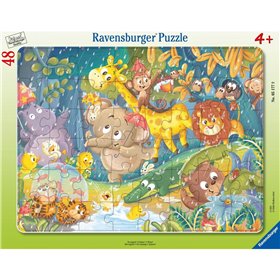 Ravensburger παζλ καρτέλα 35 τεμ. jungle  Ravensburger παζλ καρτέλα 35 τεμ. jungle