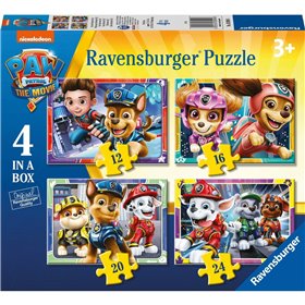 Ravensburger παζλ 4 σε 1 paw patrol 