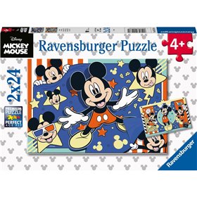 Ravensburger Παζλ 2X24 Τεμ. Mickey Mouse 