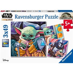 Ravensburger Παζλ 3X49 Τεμ. Star Wars: Yoda 