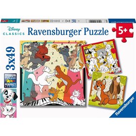 Ravensburger Παζλ 3X49 Τεμ. Ήρωες Της Disney 