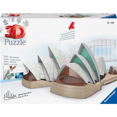 Ravensburger 3D Puzzle Maxi 216 τεμ. Η Όπερα του Σίδνεϋ 