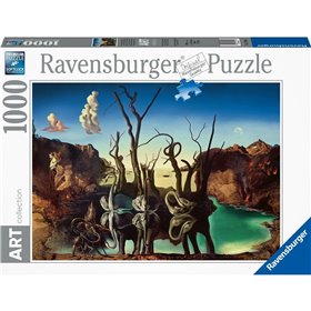 Ravensburger Παζλ 1000 Τεμ. Art Collection Dali: Κύκνοι Που Αντικατοπτρίζουν Ελέφαντες 
