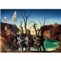 Ravensburger Παζλ 1000 Τεμ. Art Collection Dali: Κύκνοι Που Αντικατοπτρίζουν Ελέφαντες 