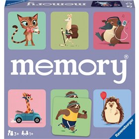 Ravensburger Επιτραπέζιο Μνήμης Memory Γλυκά Ζωάκια  Ravensburger Επιτραπέζιο Μνήμης Memory Γλυκά Ζωάκια