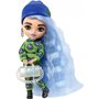 Mattel Barbie Extra Minis Doll N.3 Wearing Emoji-Printed 2-Piece Fashion 