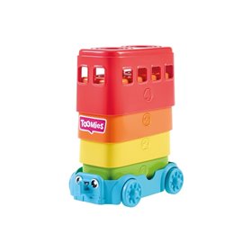 TOMY Toomies Βρεφικό Παιχνίδι Λεωφορεία Σε Πυραμίδα Για 12-36 Μηνών  TOMY Toomies Βρεφικό Παιχνίδι Λεωφορεία Σε Πυραμίδα Για 12-36 Μηνών