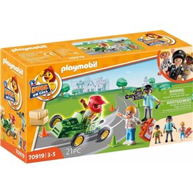 Playmobil Duck On Call - Επιχείρηση Διάσωσης: Διάσωση Στα Go-Kart! 