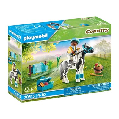 Playmobil Country Αναβάτης Με Πόνυ Lewitzer 