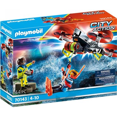 Playmobil City Action Επιχείρηση Διάσωσης Δύτη Με Drone 