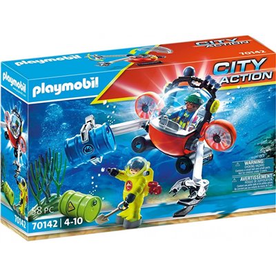 Playmobil City Action Επιχείρηση Υποβρύχιου Καθαρισμού 