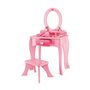 Hape Ξύλινο Σετ Dresser Table And Stool Girls Vanity-Pink 