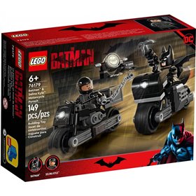 LEGO Dc Comics Super Heroes Καταδίωξη Batman &amp Selina Kyle Με Μοτοσικλέτες 