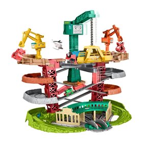 Fisher-Price Thomas And Friends Train Cranes Super Tower, 2 Πίστα-Πύργος Με Τρένα Και Γερανούς 