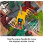 Fisher-Price Thomas And Friends Train Cranes Super Tower, 2 Πίστα-Πύργος Με Τρένα Και Γερανούς 