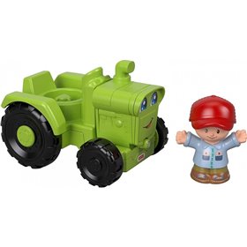 Fisher-Price Little People Vehicle And Shape - Farmer Green Tractor Τρακτέρ 