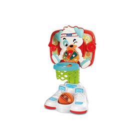 baby Clementoni Baby Βρεφικό Εκπαιδευτικό Παιχνίδι Μπασκετάκιας Με Μπάλα Για 18+ Μηνών 