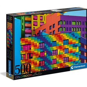 Clementoni Παζλ Colorboom Squares 500 Τμχ  Clementoni Παζλ Colorboom Squares 500 Τμχ