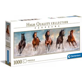 Clementoni Παζλ Panorama Quality Collection Αλογα 1000 Τμχ  Clementoni Παζλ Panorama Quality Collection Αλογα 1000 Τμχ