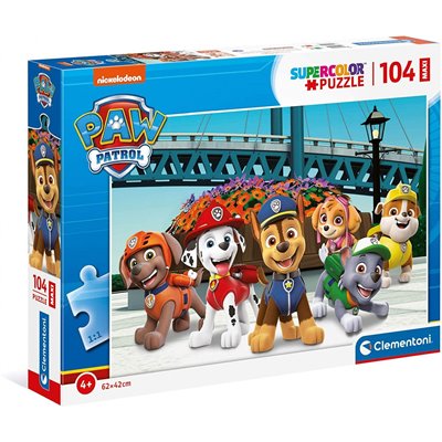 Clementoni Παιδικό Παζλ Color Paw Patrol 104 Τμχ 