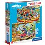Clementoni Παιδικό Παζλ Color Mickey Friends 2X60 Τμχ 