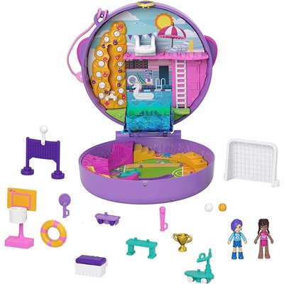 Mattel Polly Pocket Mini Doll Play Ο Κόσμος Της Polly Σετάκια Soccer Squad 