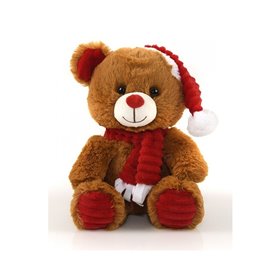 Christakopoulos Χριστουγεννιάτικο Αρκουδάκι με Σκούφο 20εκ. 1 τμχ 