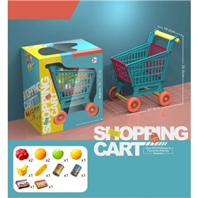 Καροτσάκι Super Market Trolley Με Τρόφιμα 