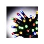 Epam 100 Χριστουγεννιάτικα Λαμπάκια LED Πολύχρωμα 8μ σε Σειρά με Πράσινο Καλώδιο 