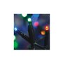 Epam 100 Χριστουγεννιάτικα Λαμπάκια LED Πολύχρωμα 8μ σε Σειρά με Πράσινο Καλώδιο 