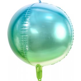 OEM Foil Μπαλόνι Ombre Ball, Μπλε Και Πράσινο, 35Cm  OEM Foil Μπαλόνι Ombre Ball, Μπλε Και Πράσινο, 35Cm