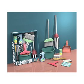  Little Dustman Σετ Καθαριότητας Με Σφουγγαρίστρα 10 Αξεσουάρ 