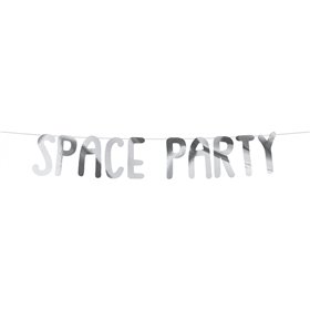 OEM Banner Space - Διάστημα Ασημί, 13X96cm  OEM Banner Space - Διάστημα Ασημί, 13X96cm