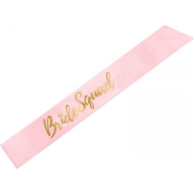 OEM Sash Bride Squad Κορδέλα, Ανοιχτό Ροζ, 75Cm 