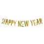 OEM Banner Happy New Year, 10 X 90 Cm Χρυσό 