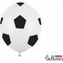 OEM Ποδόσφαιρο Μπαλόνια Balloons 30cm, Football, Pure White (6Pcs) 