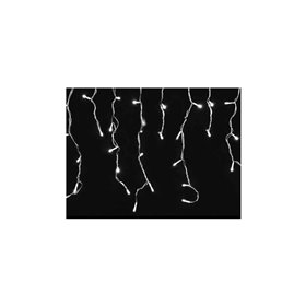 Epam 144 Χριστουγεννιάτικα Λαμπάκια LED Ψυχρό Λευκό 3μ x 60εκ τύπου Βροχή με Διαφανές Καλώδιο  Epam 144 Χριστουγεννιάτικα Λαμπάκια LED Ψυχρό Λευκό 3μ x 60εκ τύπου Βροχή με Διαφανές Καλώδιο