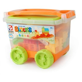  Trolley Με Τουβλάκια 70 Κομμάτια 