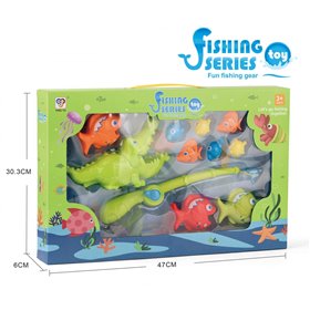  Σετ Ψαρέματα Fishing Series Toy Ψαράδες 