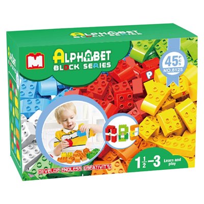  Building Blocks Alphabet (45Τουβλάκια) 