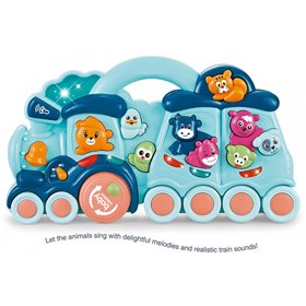  Τρενάκι Με Ήχους Και Φως Pull Along 