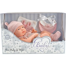  Κούκλα Μωρό Ρεαλιστικό Baby So Lovely 38Εκ 