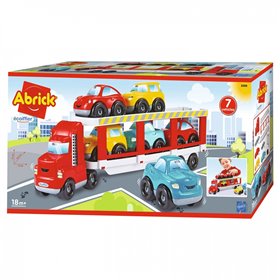 ecoiffier Abrick Cars carrier truck Φορτηγό Με αυτοκινητάκια  ecoiffier Abrick Cars carrier truck Φορτηγό Με αυτοκινητάκια