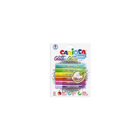 CARIOCA Κόλλα Glitter Glue Neon Washable Σετ 6 Χρωμάτων 