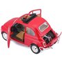 Bburago 1/24 Fiat 500L (1968) Red 