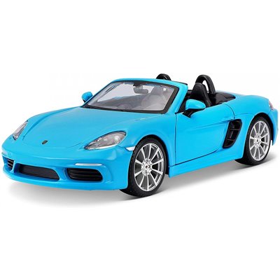 Bburago 1/24 Porsche 718 Boxster Blue 