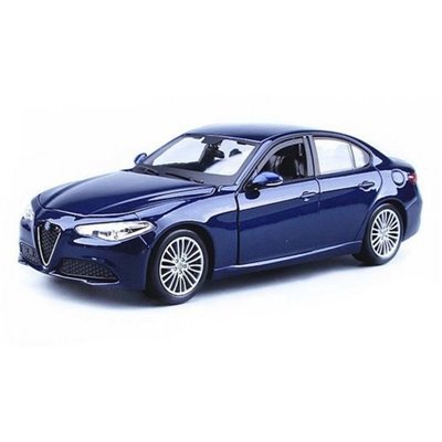 Bburago 1:24 Alfa Romeo Giulia Blue 