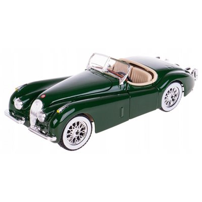 Bburago Jaguar XK 120 Roadster (1951) In Scale 1/24 Green 