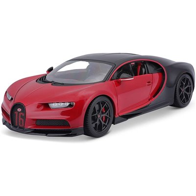 Bburago 1:18 Scale Bugatti Chiron Die-Cast Red 