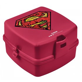 Epam Φαγητοδοχείο Κόκκινο SUPERMAN 15X14x9.3  Epam Φαγητοδοχείο Κόκκινο SUPERMAN 15X14x9.3